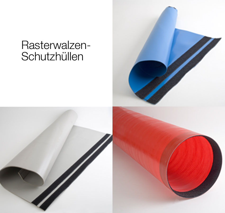 Rasterwalzen-Zubehör: Rasterwalzen-Schutzhüllen